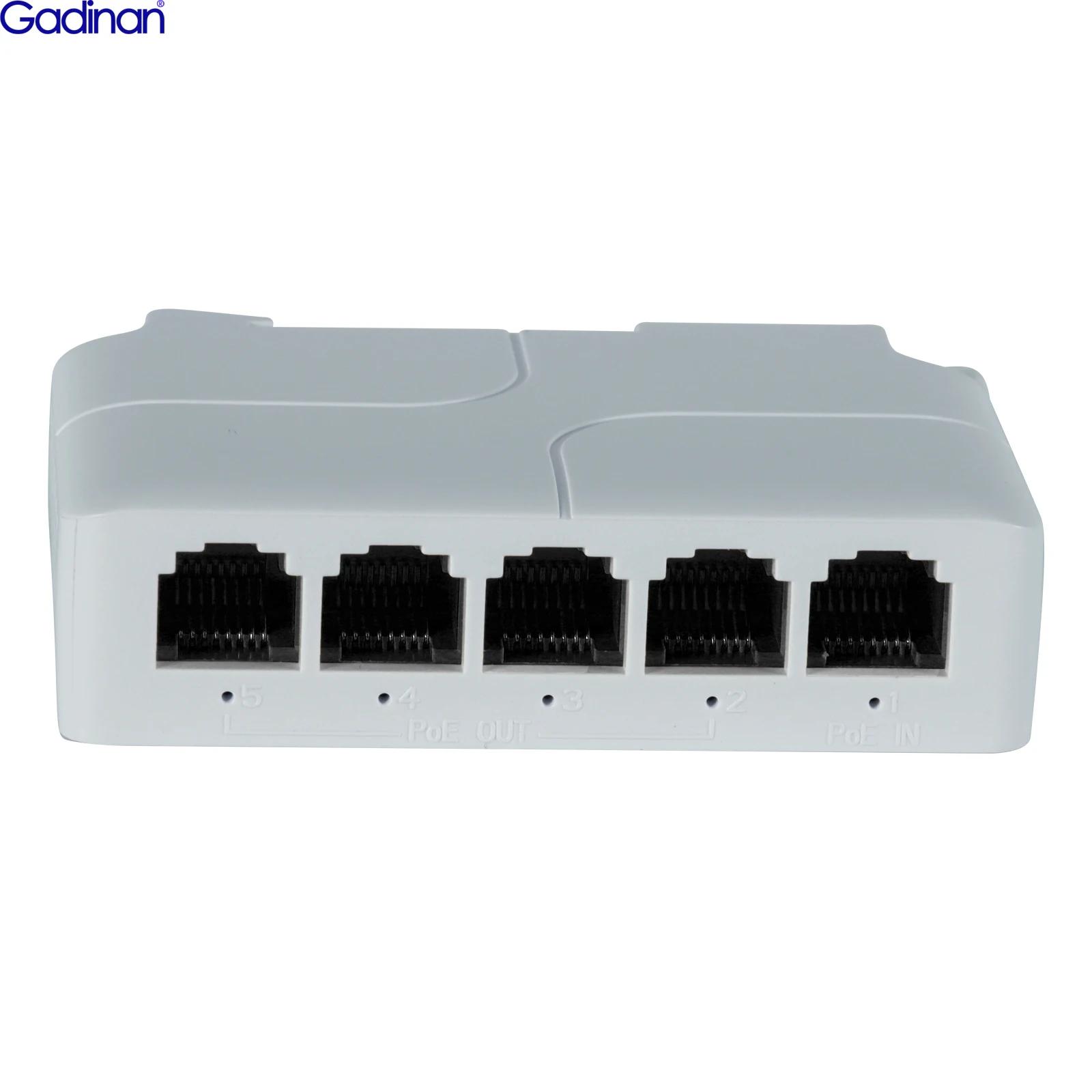 IP ī޶ AP  PoE ͽٴ , 5 Ʈ, 100Mbps, 90W, 100 , VLAN 44-57V ȣȯ, IEEE802.3af/at RJ45 1 in 4 Out